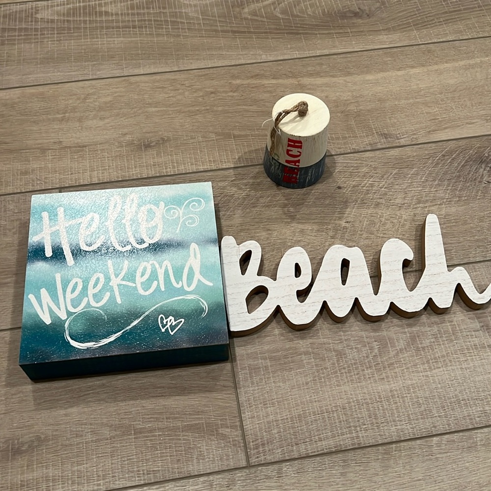 Beachy home decor